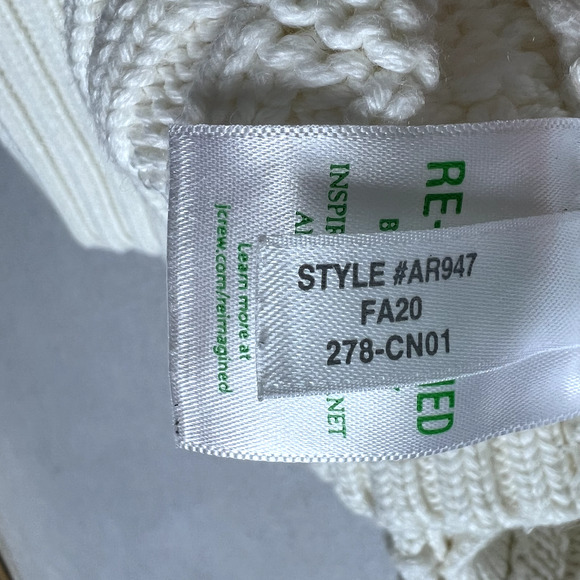 J. Crew Poncho Sweater Womens Small Turtleneck Merino Wool Blend Style#AR947 - Picture 7 of 11